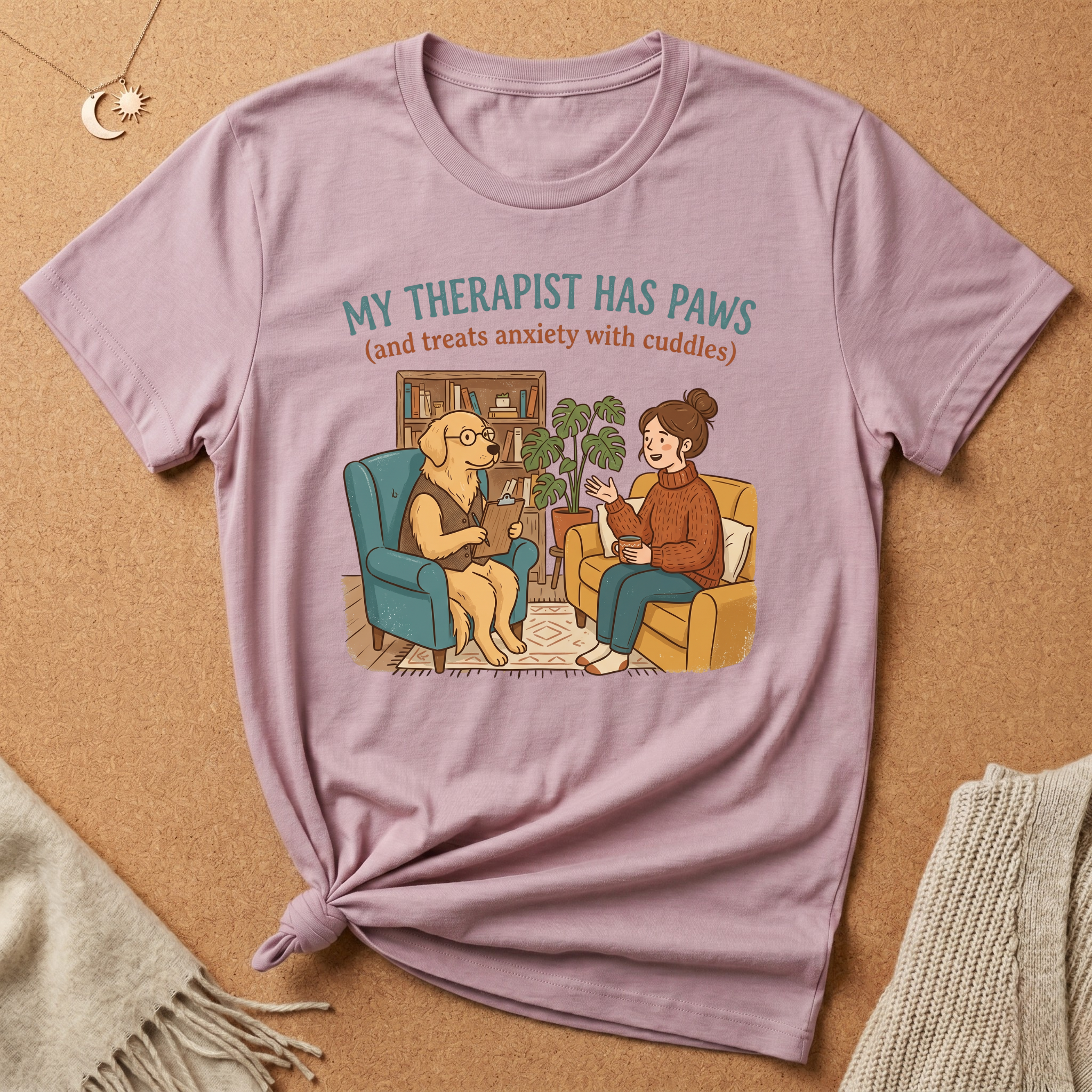 My Therapist Has Paws Tee