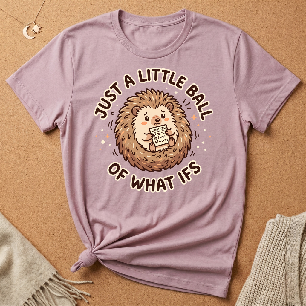 Just a Little Ball of What Ifs Hedgehog Tee