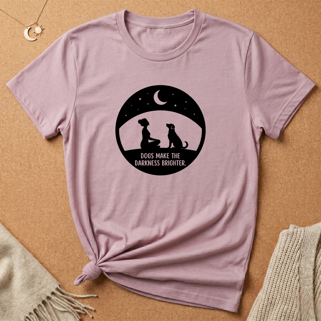 Dogs Make the Darkness Brighter Tee