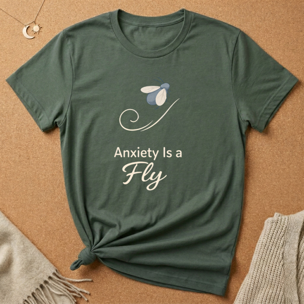 Anxiety Is A Fly Logo Tee