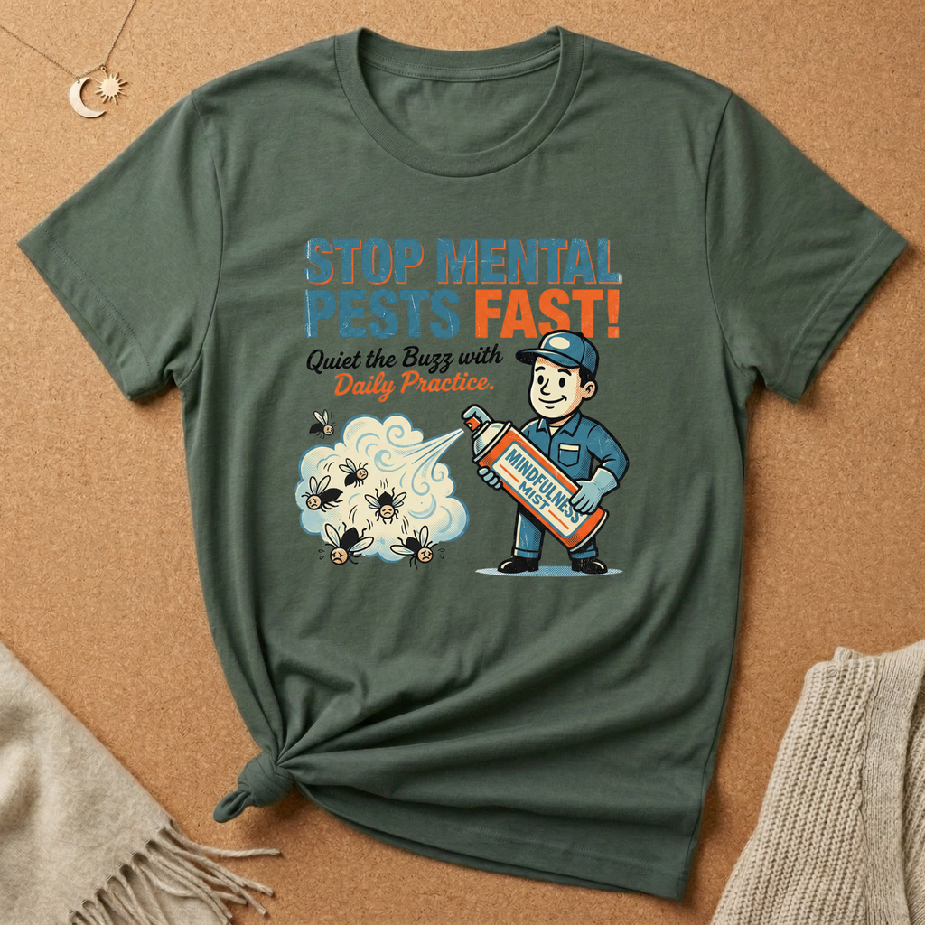 Mental Pests? Choose Mindful Mist! Vintage Ad Tee