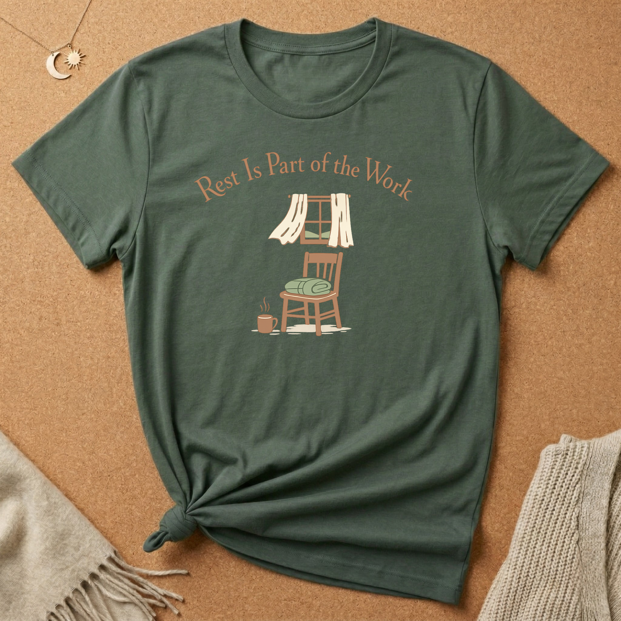 Rest is Part of the Work Cottagecore Tee