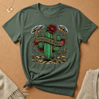 Resilient and Rooted with cactus Tee