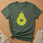 Simple Pear with Heart Tee