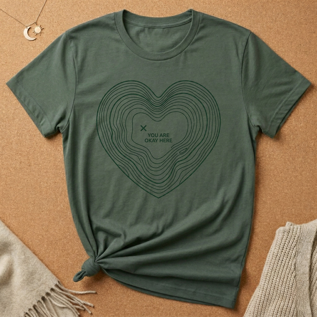Heart Topography Tee