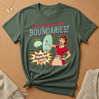 Boundaries Keep Negativity Out Vintage Ad Tee