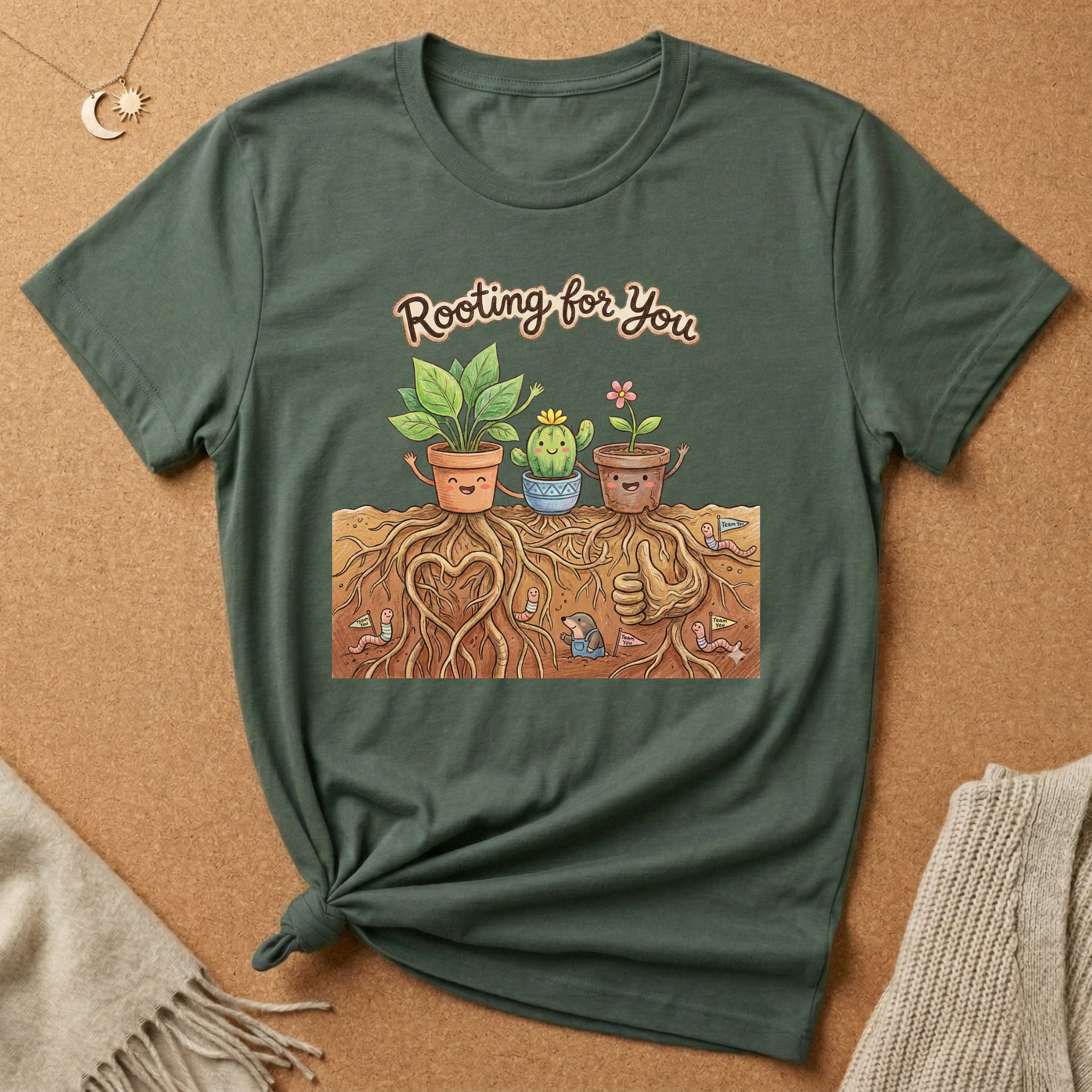 Rooting for You Plant Tee