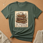 My Weekend is Booked with therapy books Tee