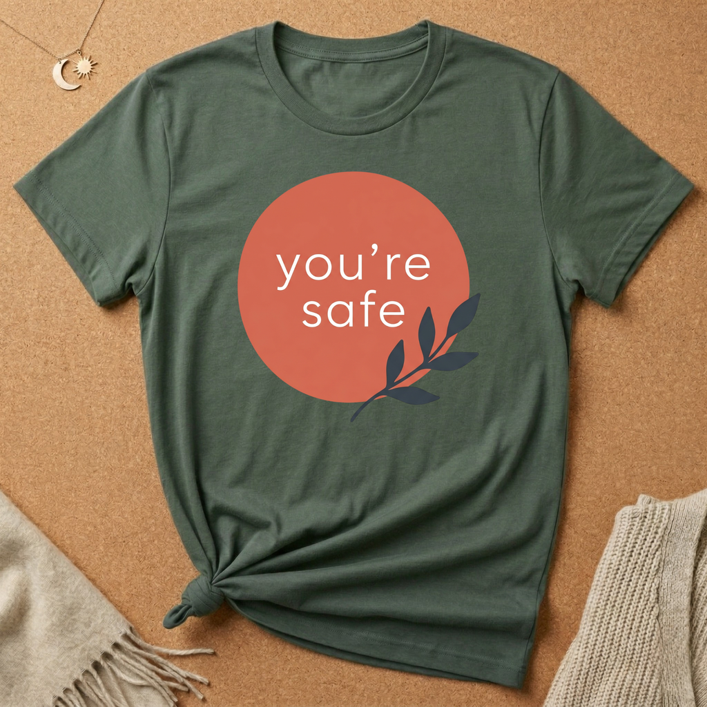 You're Safe with Olive Branch Tee