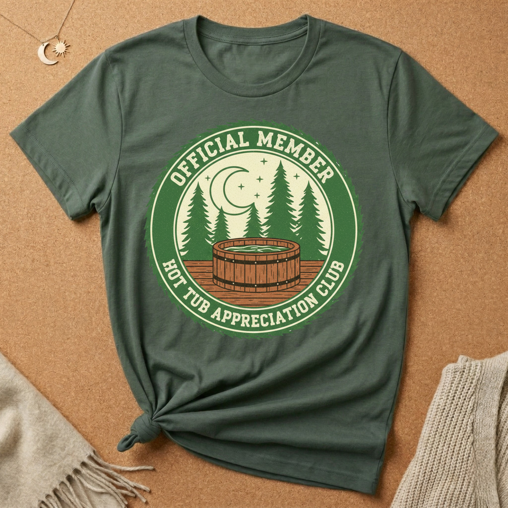 Official Member Hot Tub Appreciation Club Tee