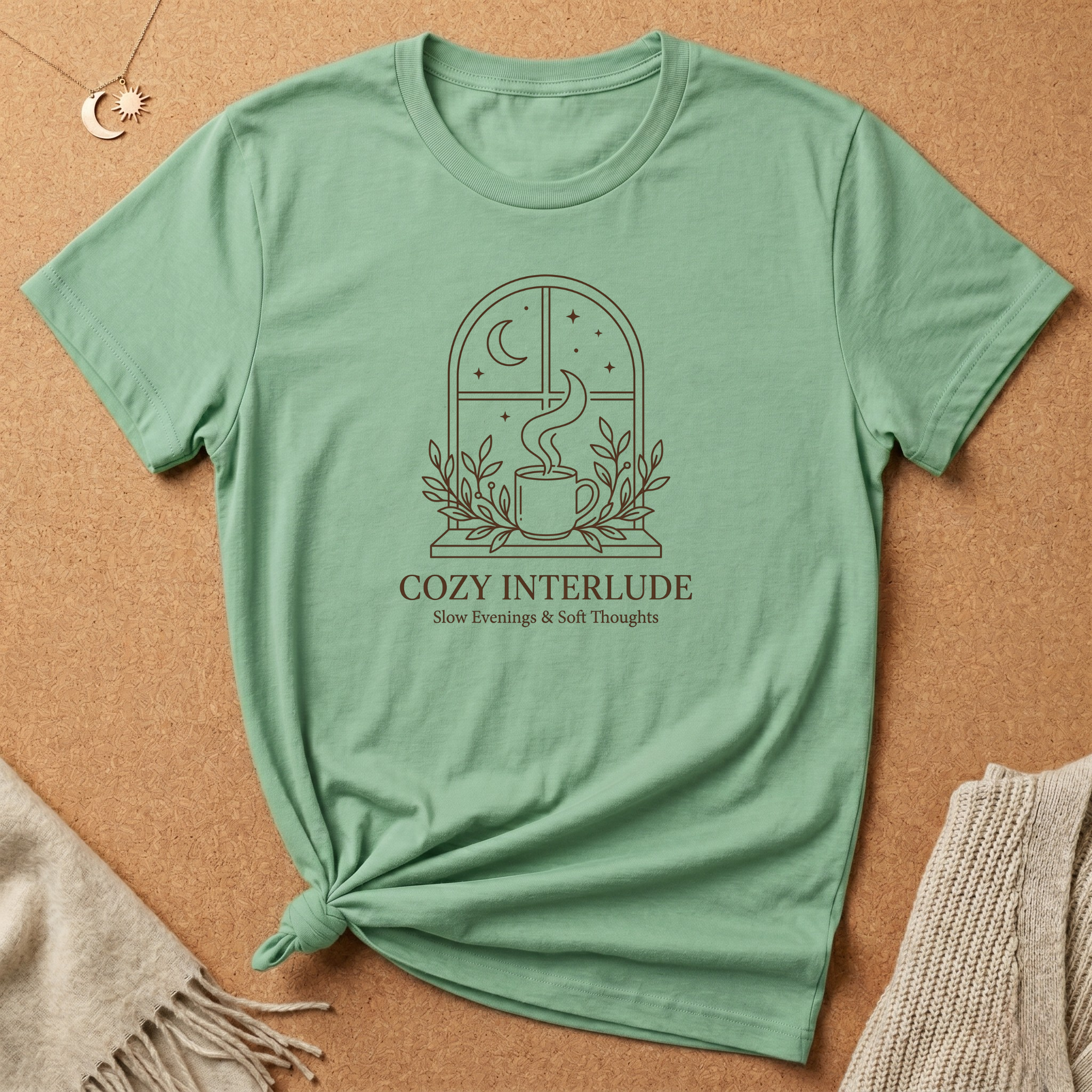 Cozy Interlude Slow Evenings Tee