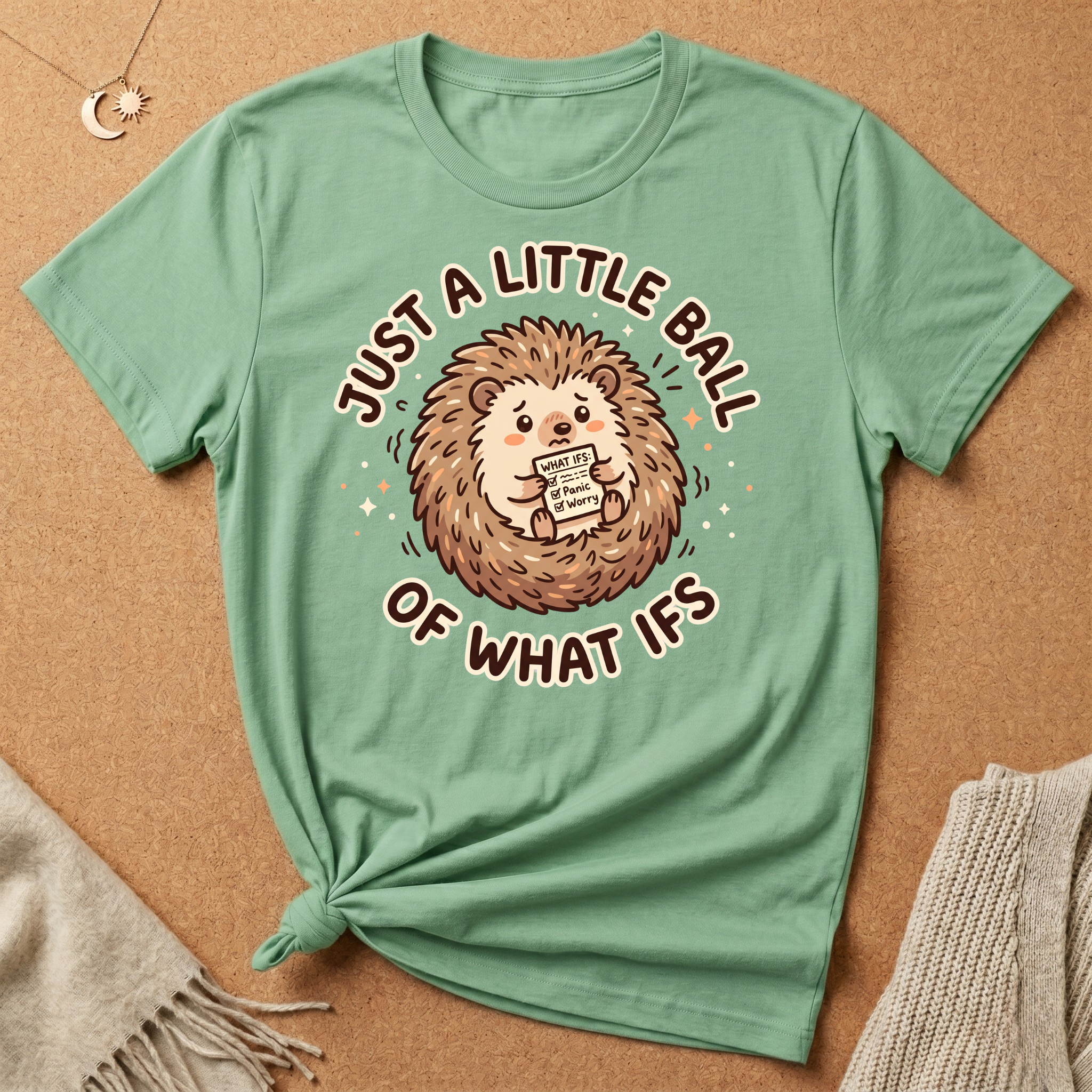 Just a Little Ball of What Ifs Hedgehog Tee
