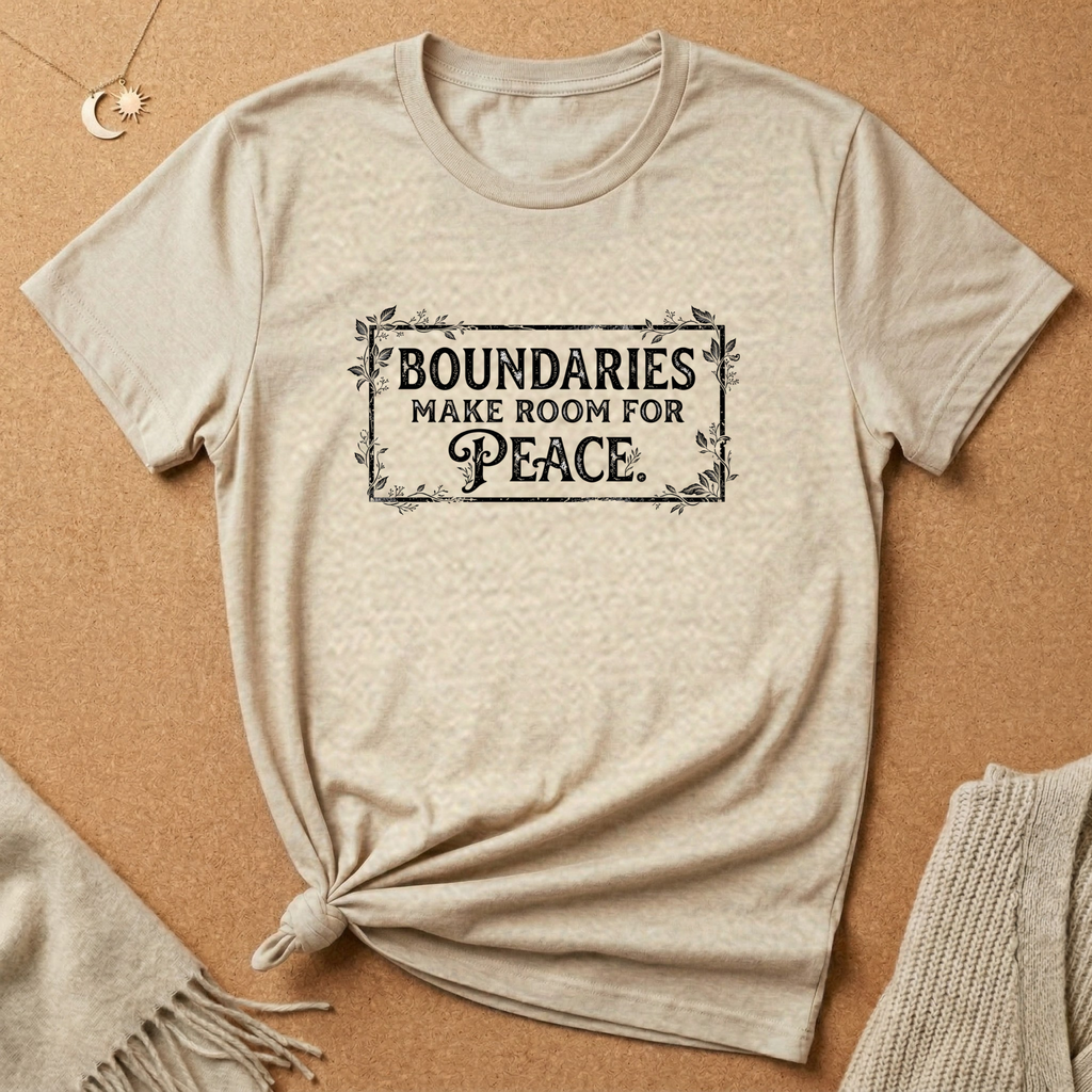 Boundaries Make Peace Tee