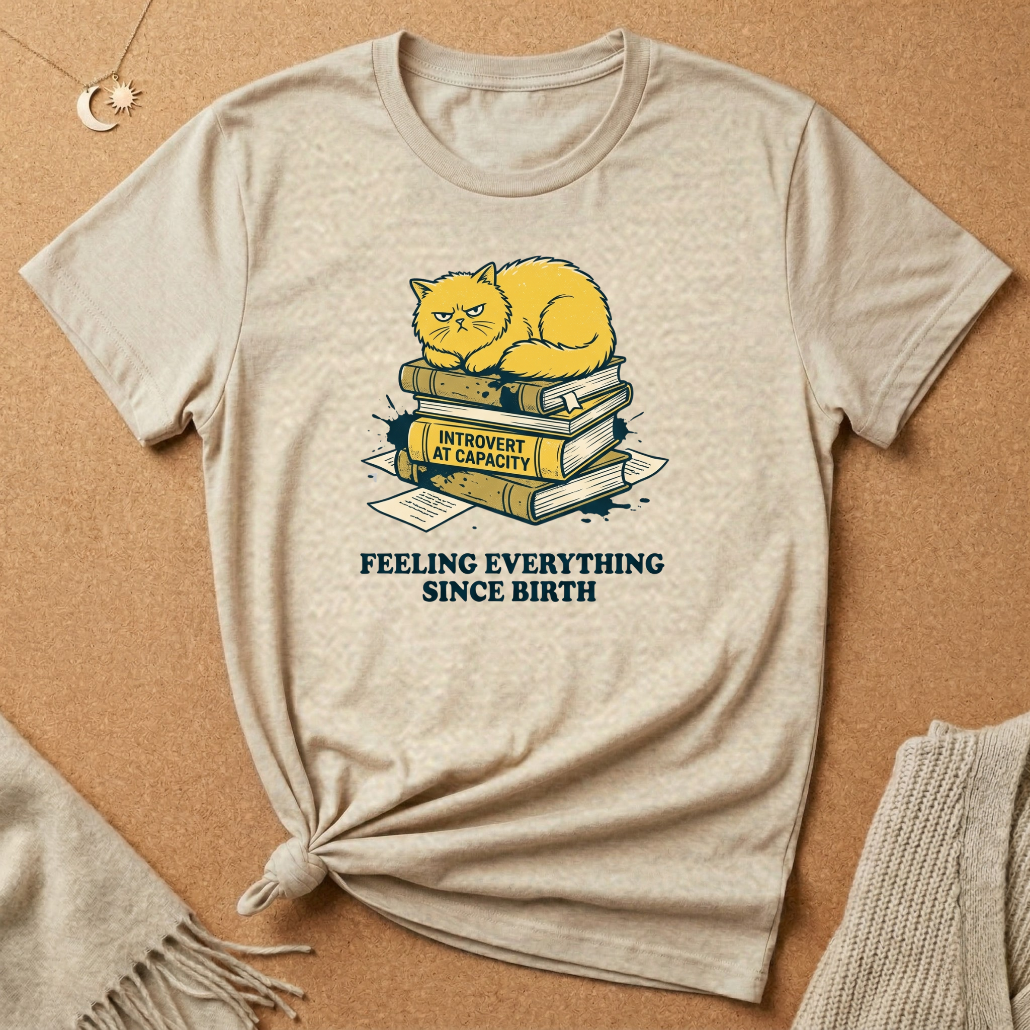 Feeling Everything Cat Tee