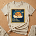 Anxiety Shield Cat Gamer Tee
