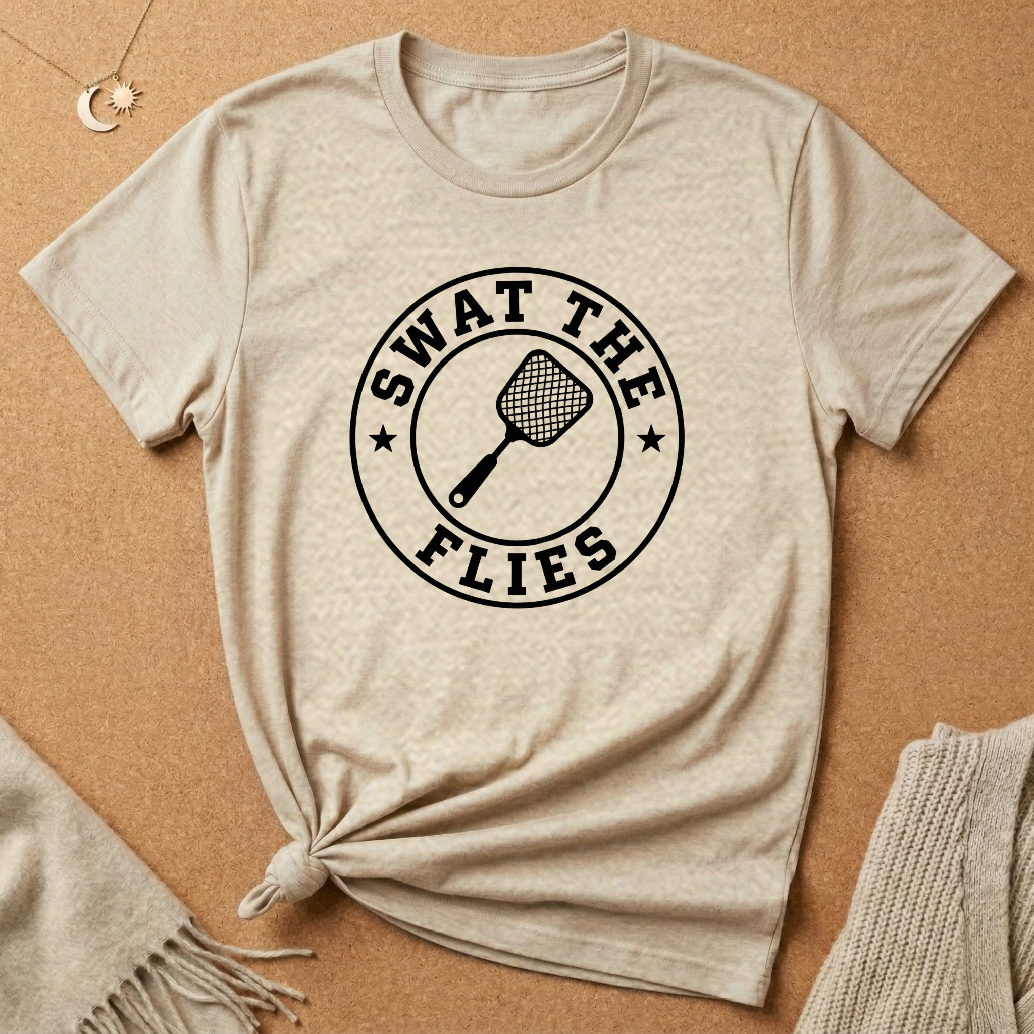 Swat the Flies Badge Tee