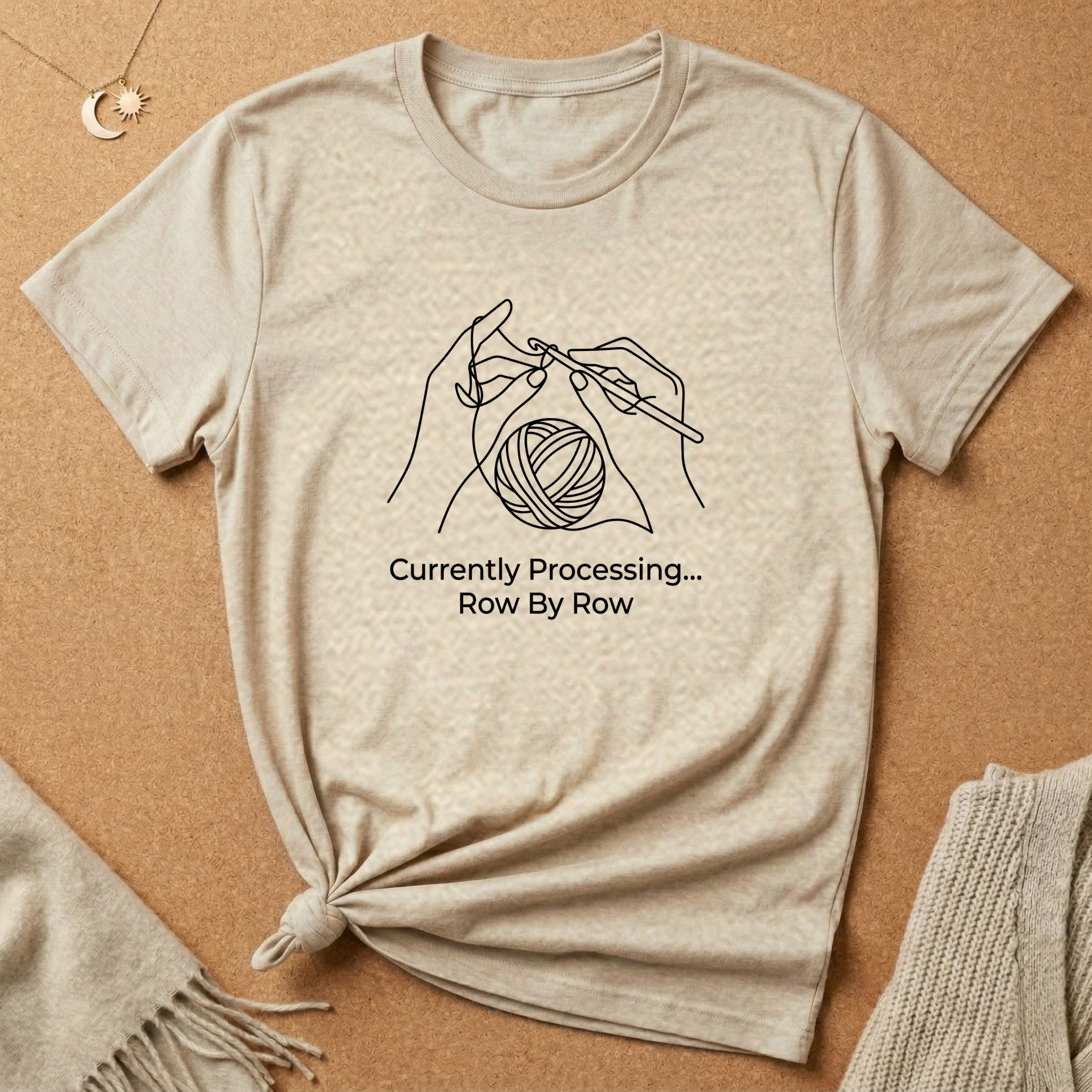 Processing Row by Row Crochet Tee