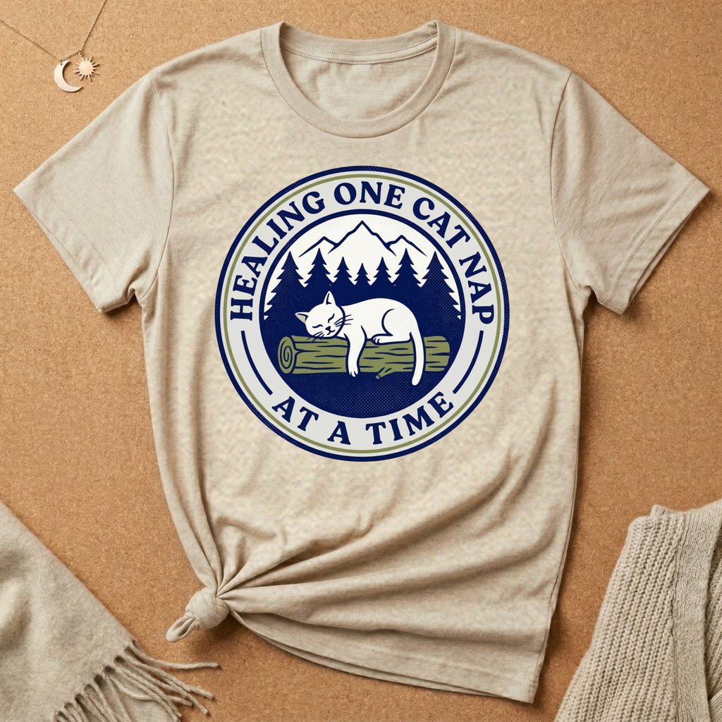 Healing One Cat Nap at a Time Tee