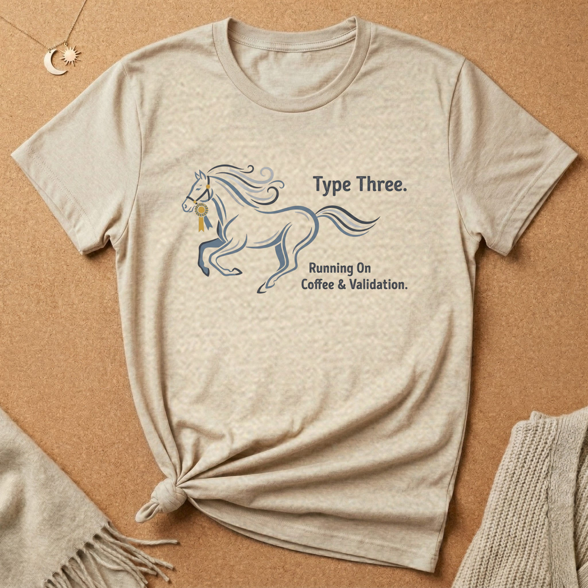 Type Three. Running On Coffee and Validation Tee
