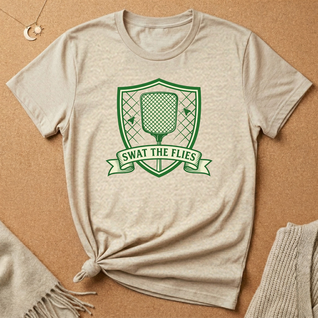 Swat the Flies Badge Tee