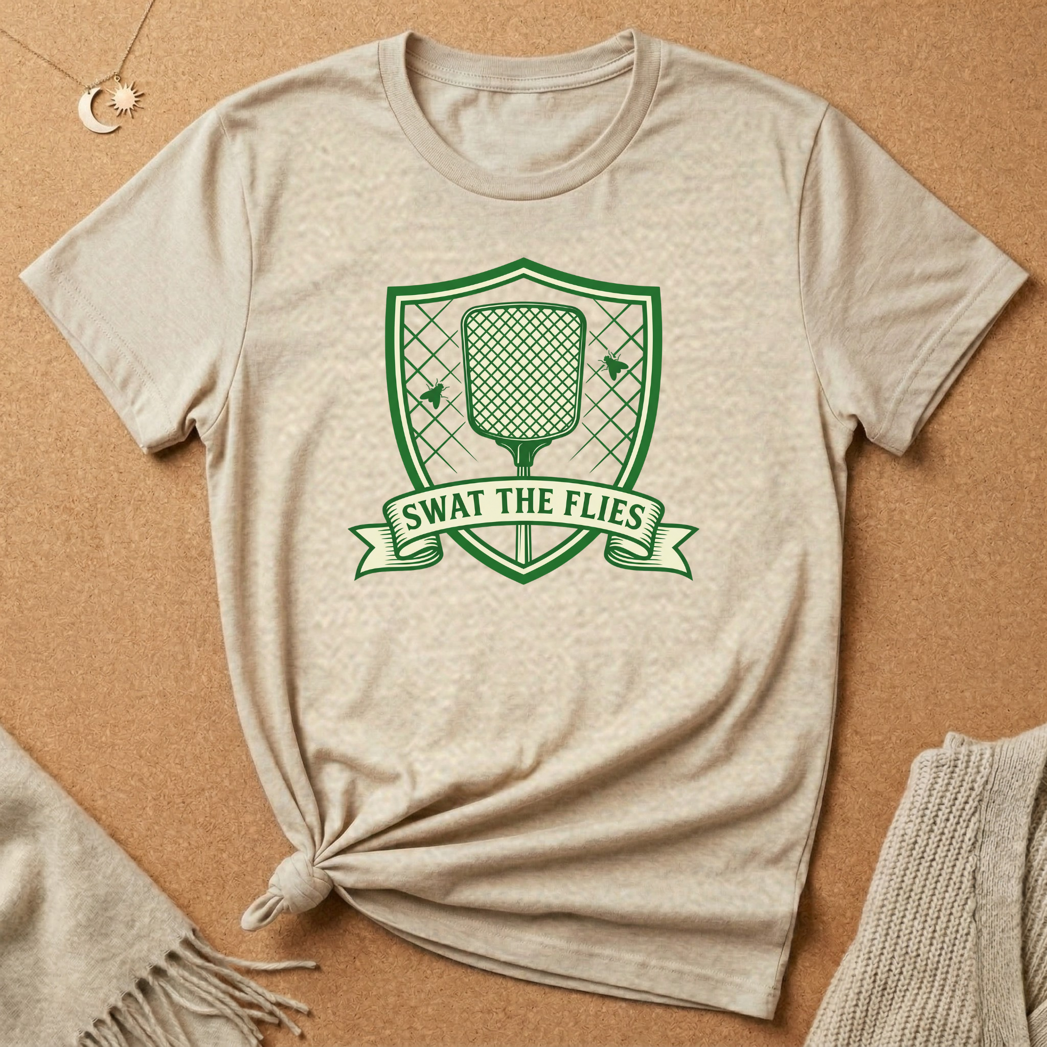 Swat the Flies Badge Tee