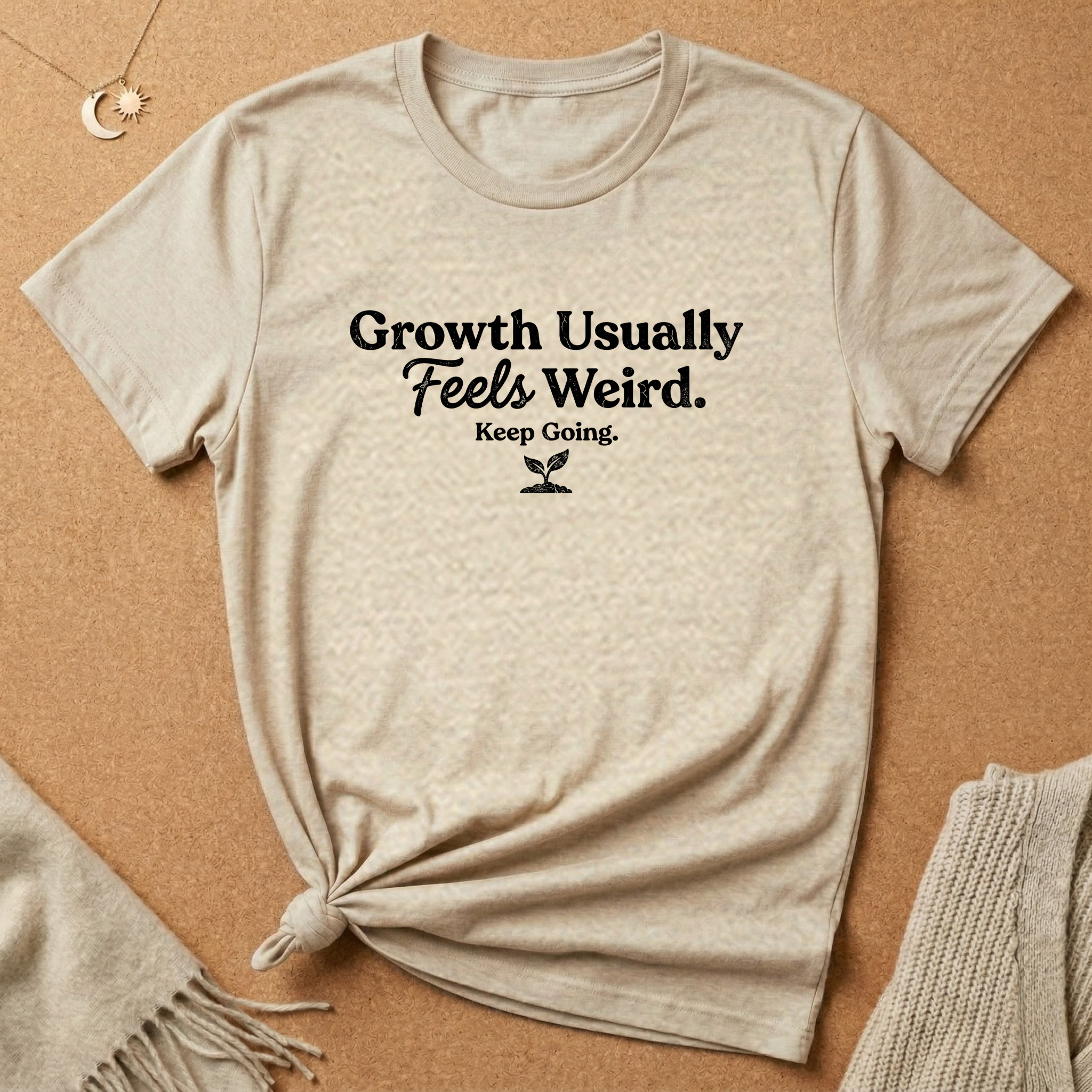 Growth Feels Weird Tee