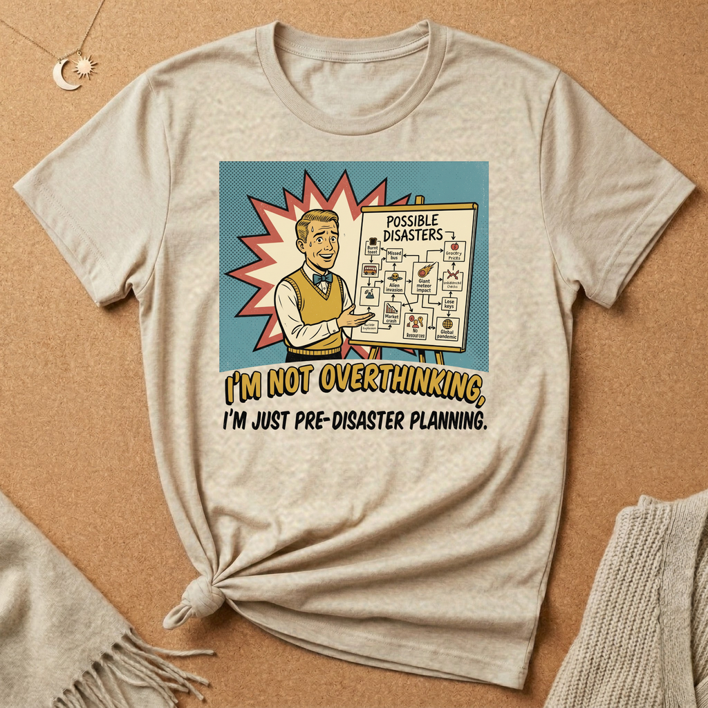 I'm Not Overthinking, I'm Just Pre-Disaster Planning Tee