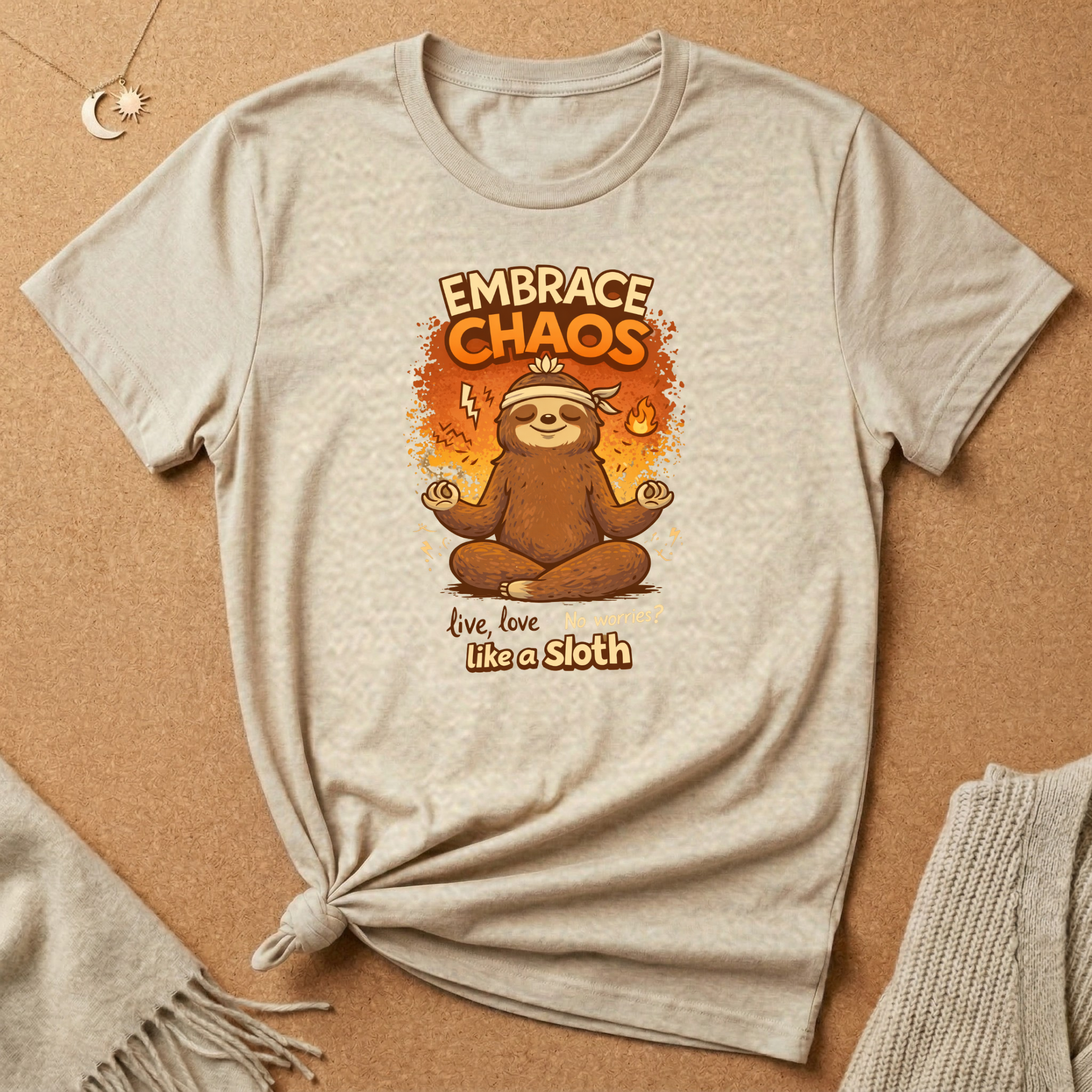 Embrace Chaos Sloth Tee
