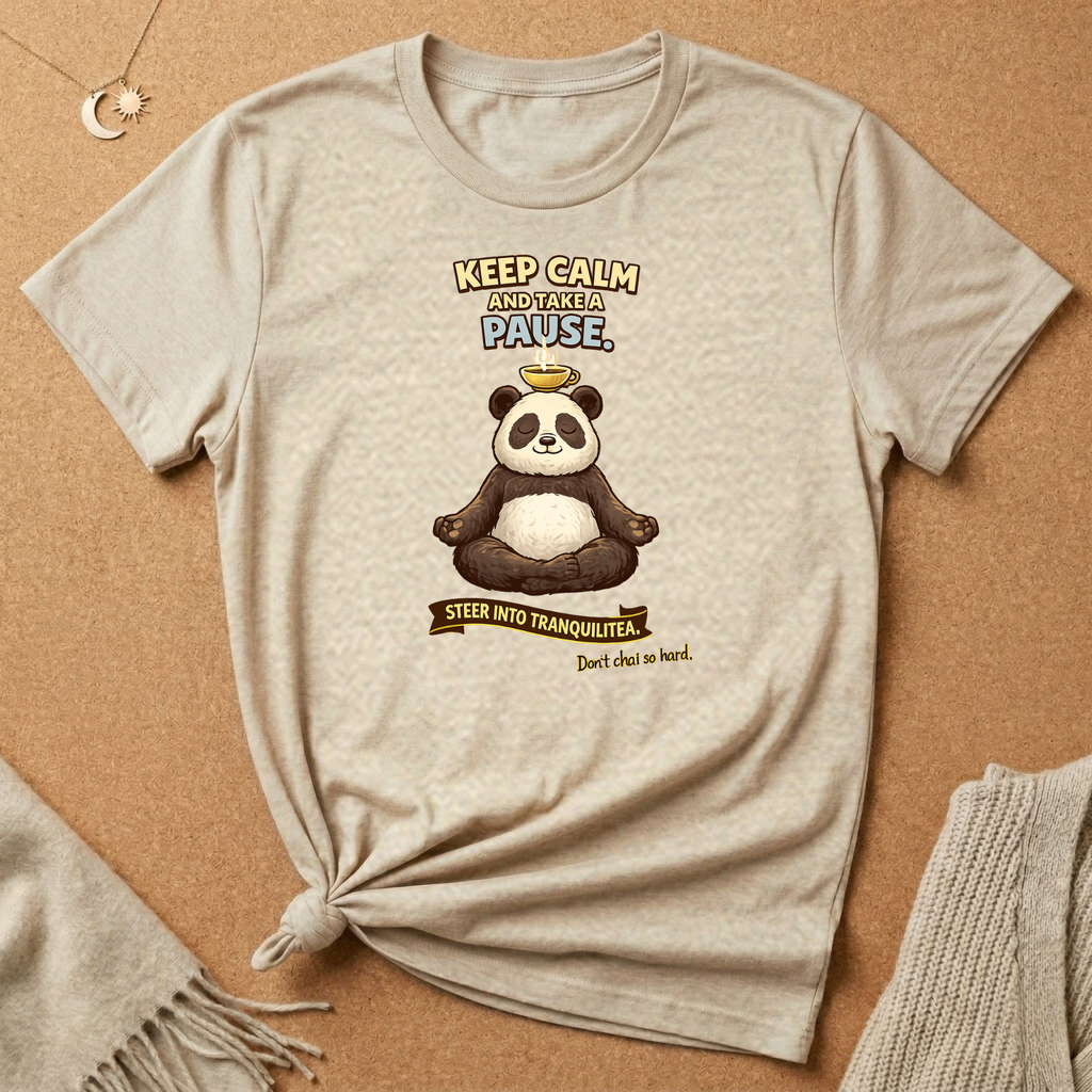 Take a Pause Panda Tee