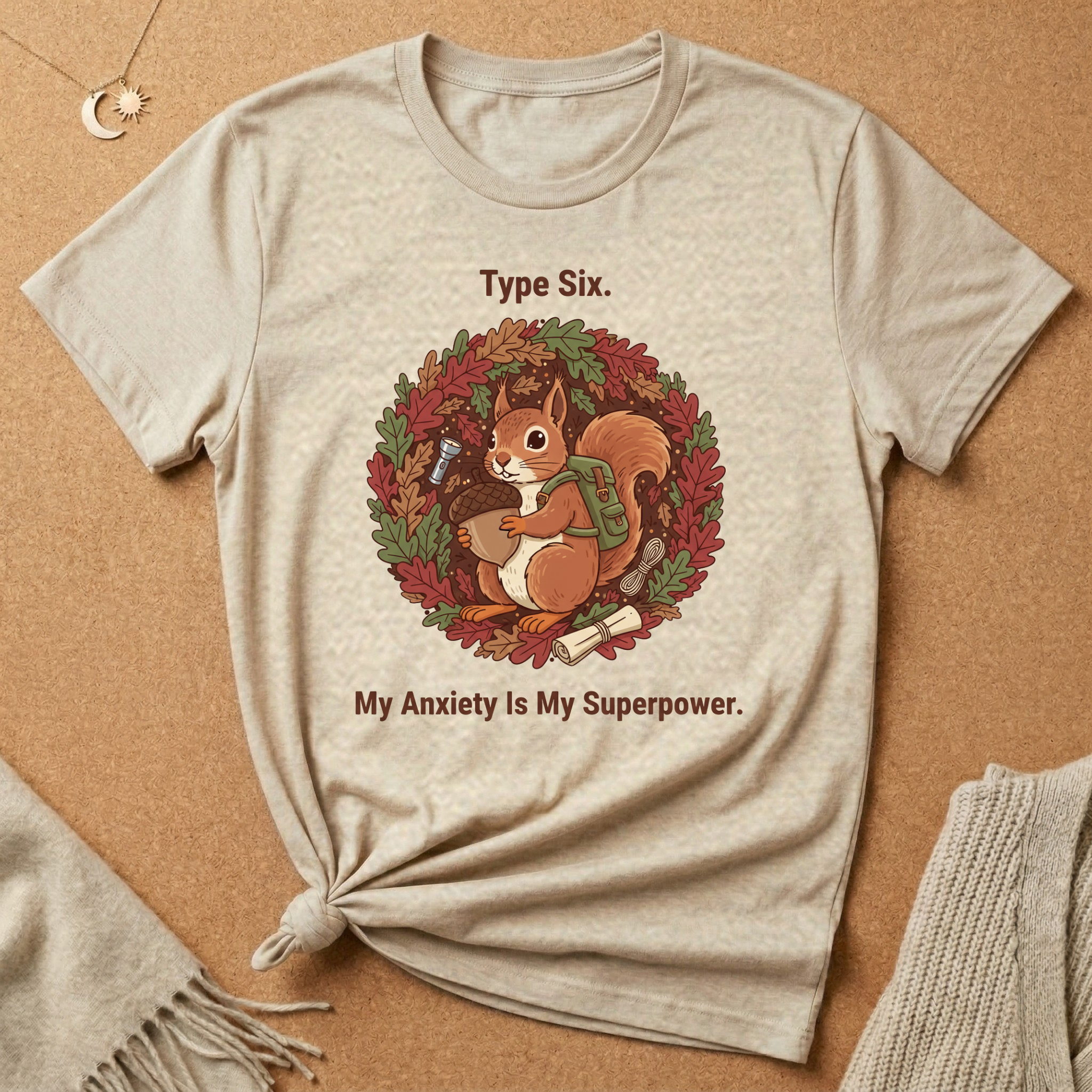Type Six. My Anxiety Is My Superpower Tee