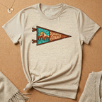 Slightly Stable with Mountains Flag Tee