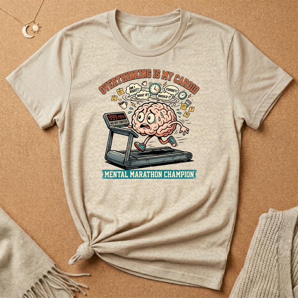 Mental Marathon Champion on Treadmill Tee