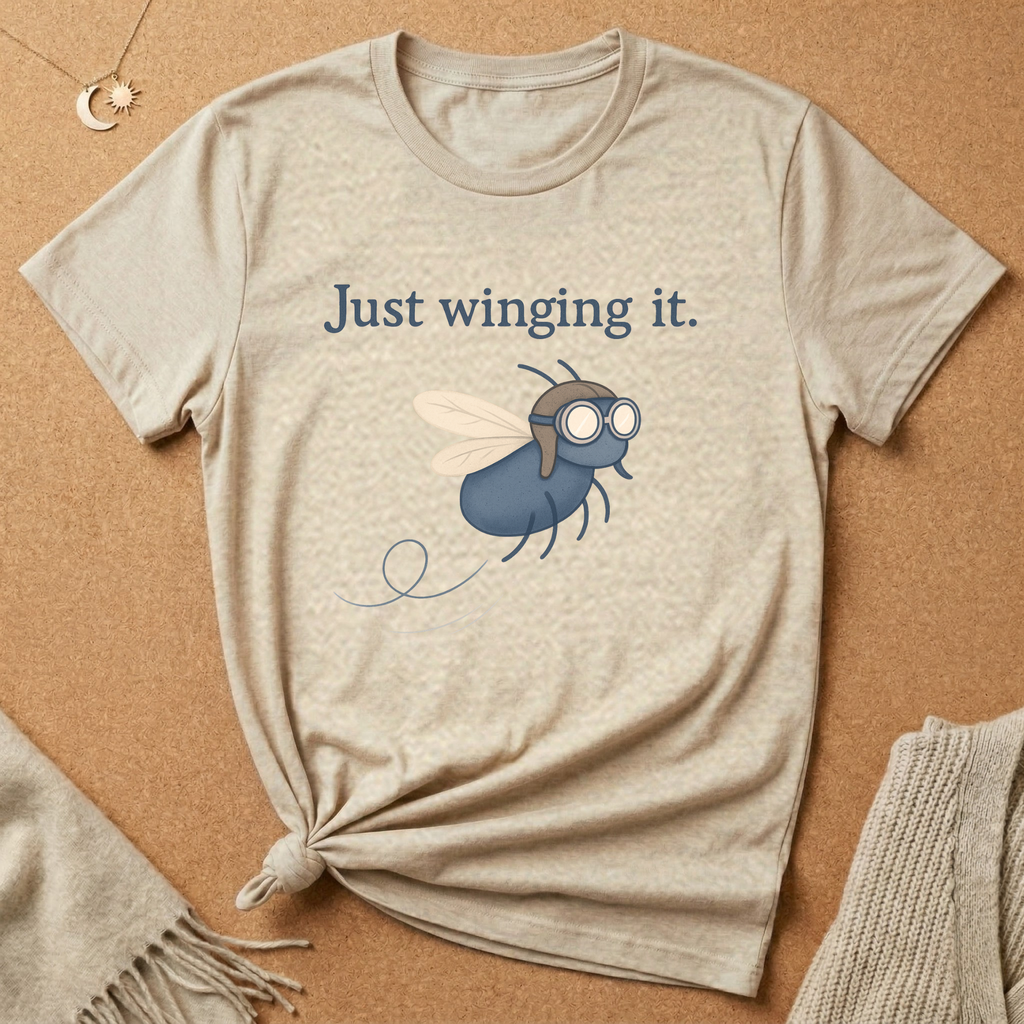 Just Winging It Fly Tee
