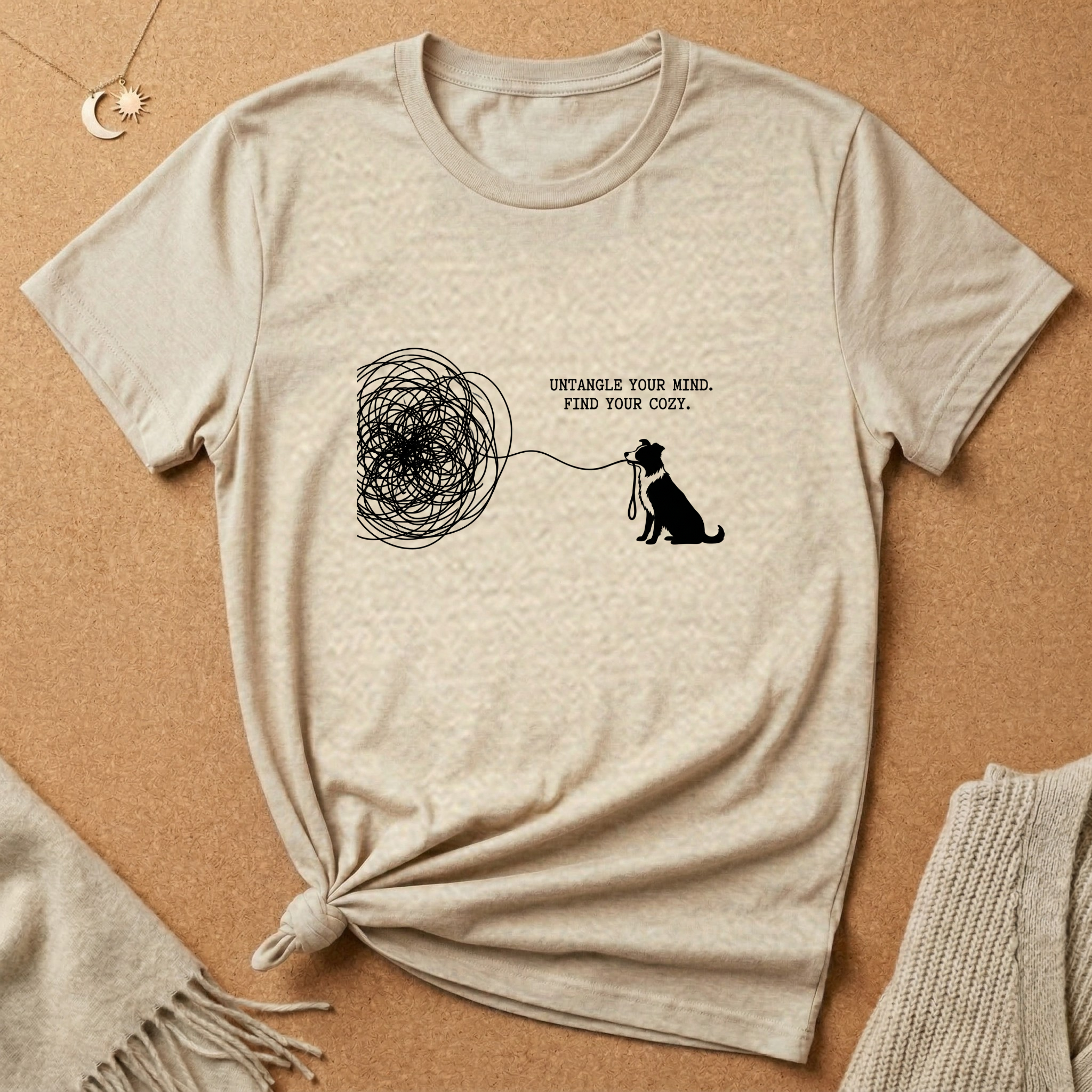 Untangle Your Mind with Dog Tee