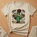 Resilient and Rooted with cactus Tee