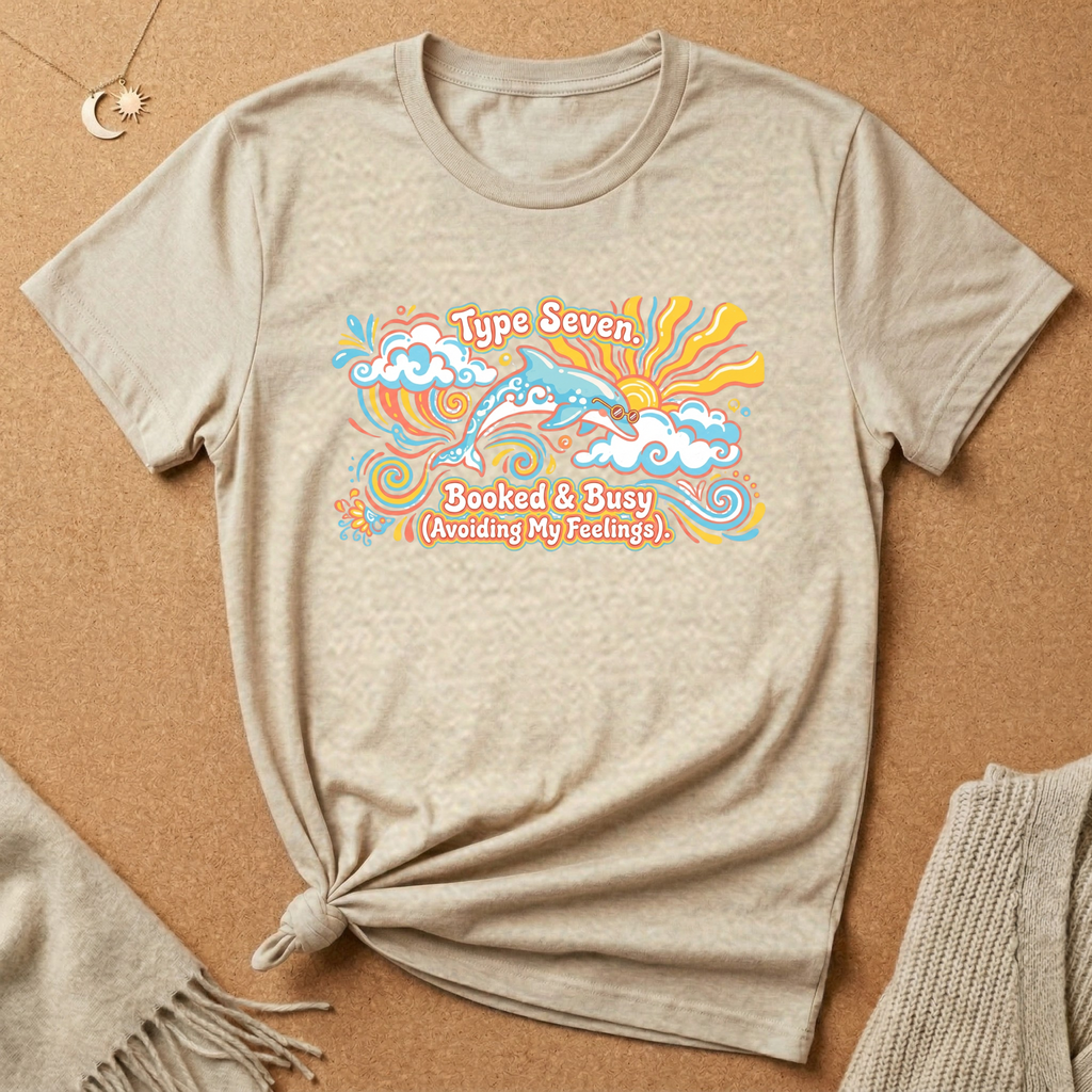 Type Seven. Booked and Busy Tee