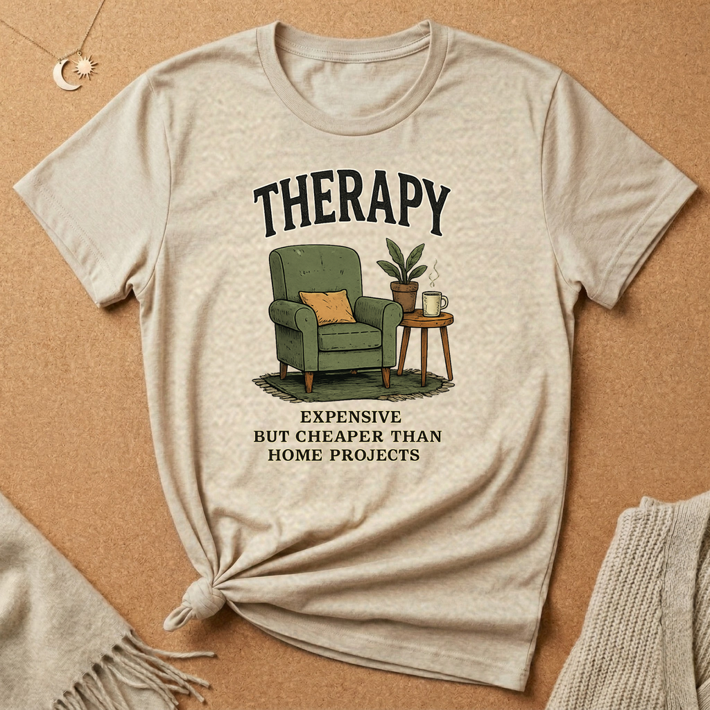 Therapy: Expensive But Cheaper Than Home Projects Tee