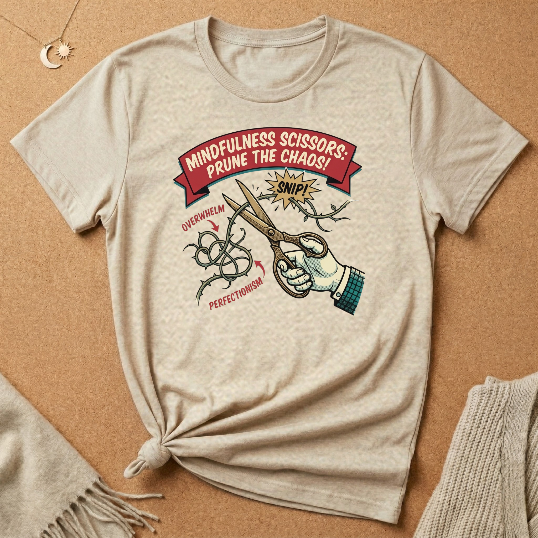 Mindfulness Scissors Tee