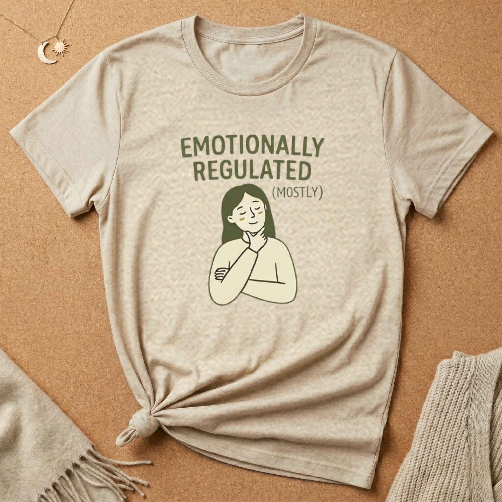 Emotionally Regulated (Mostly) Tee