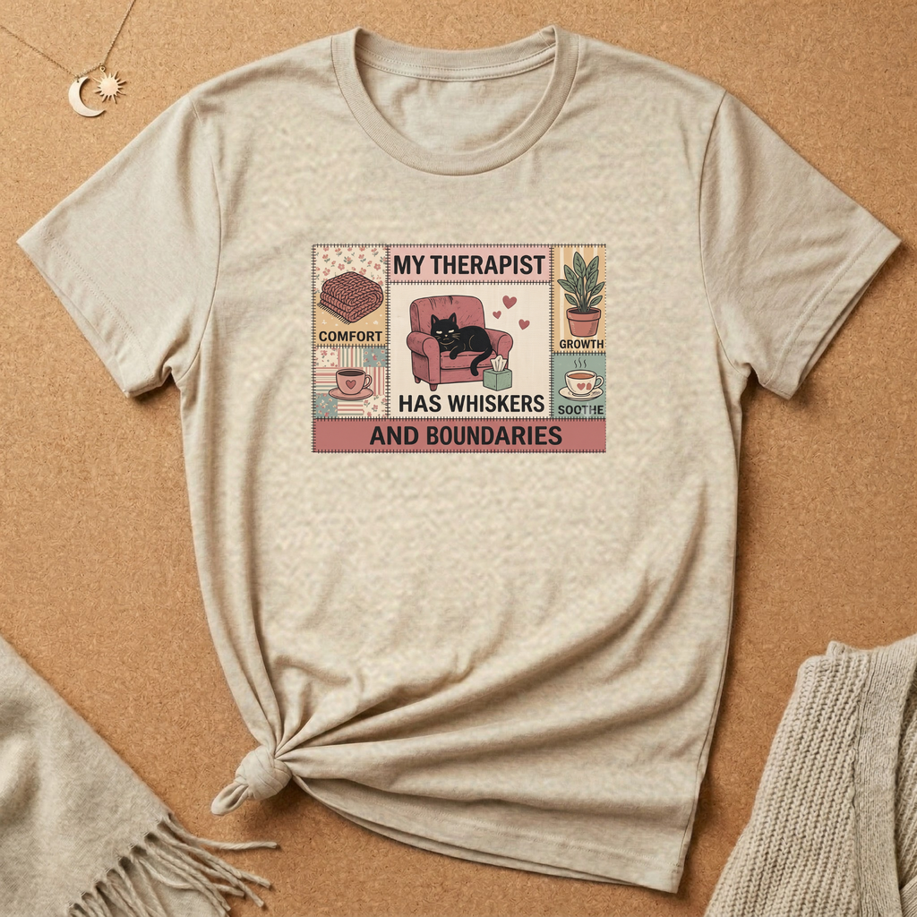 Cat Therapist Comfort Tee