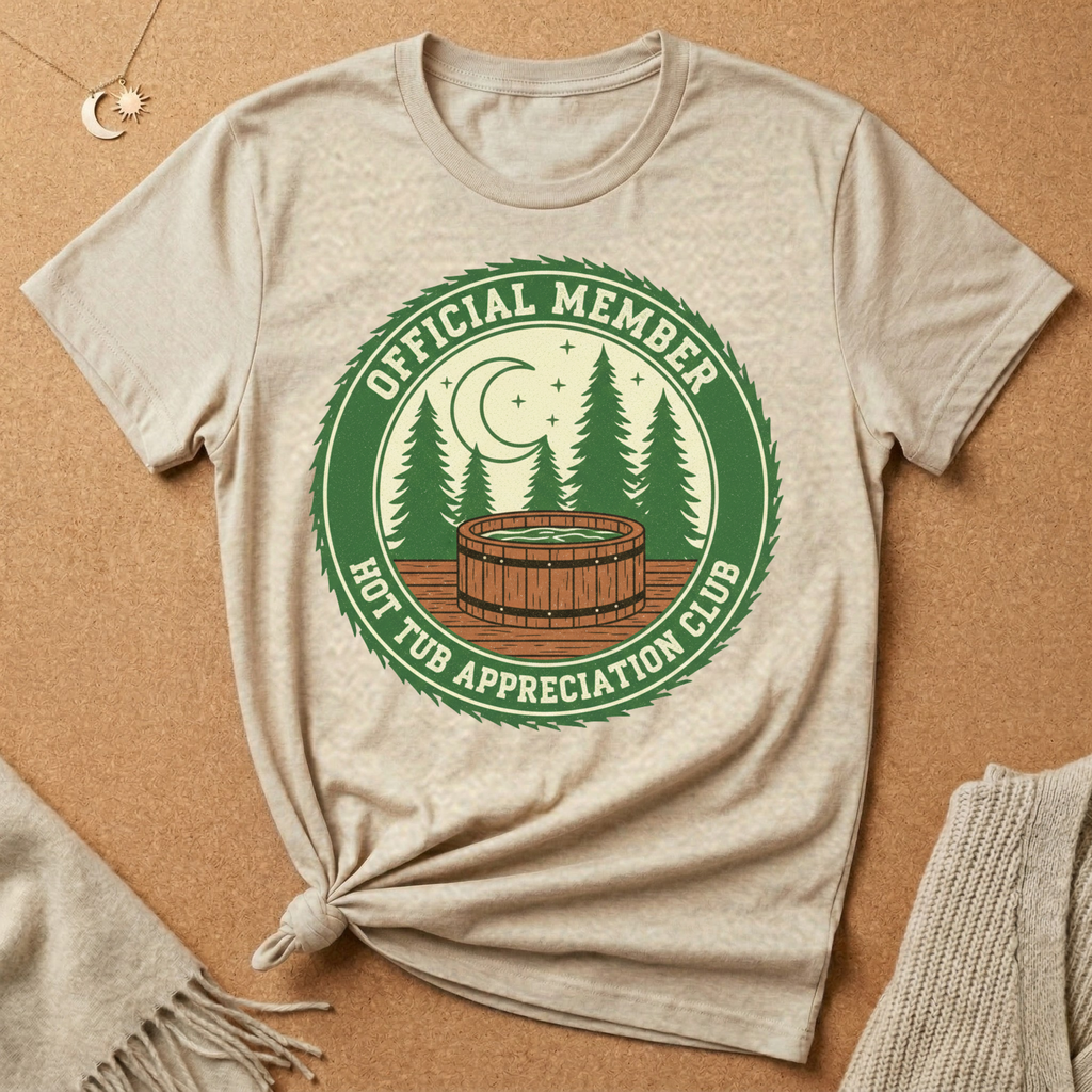 Official Member Hot Tub Appreciation Club Tee