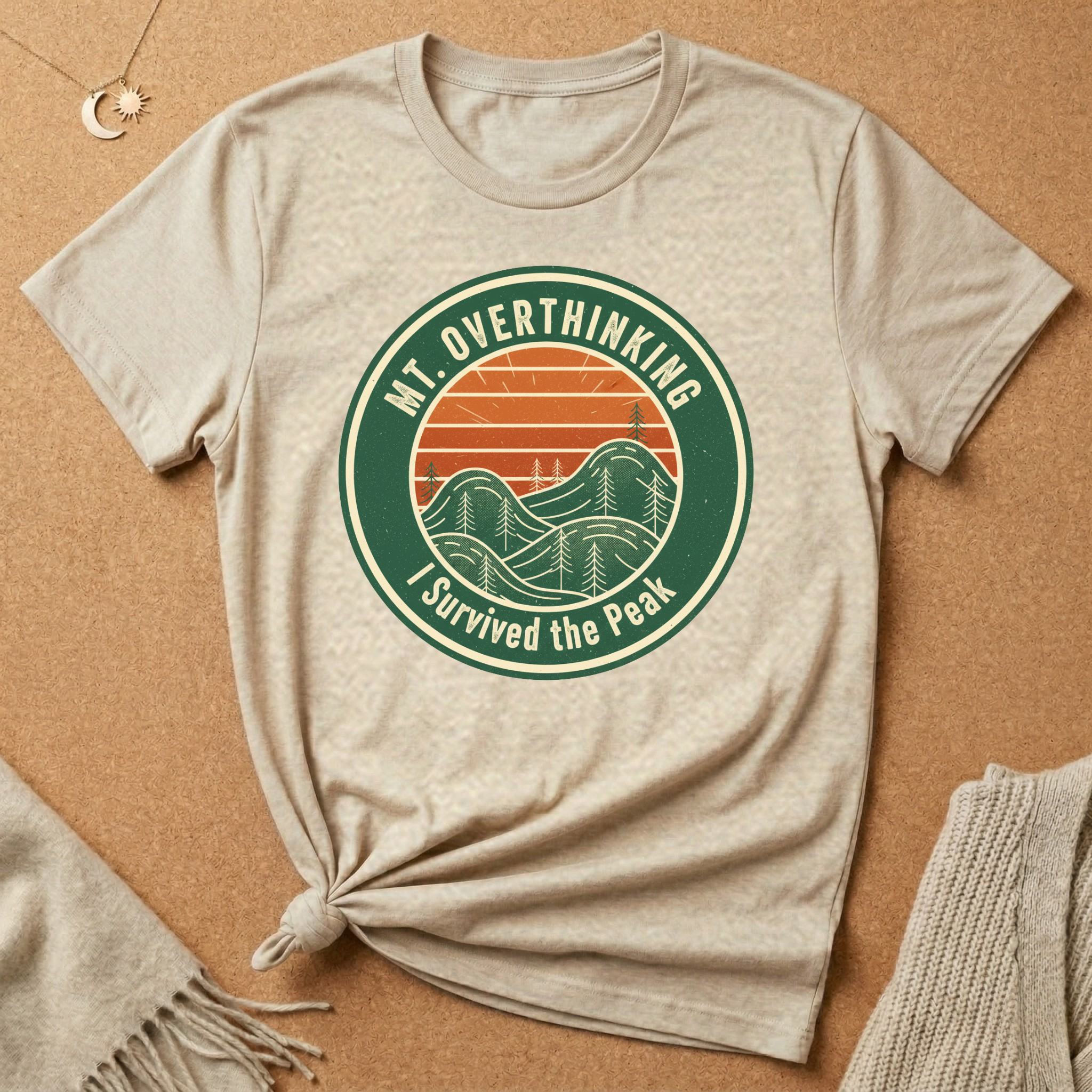 Mt. Overthinking: I Survived the Peak Tee