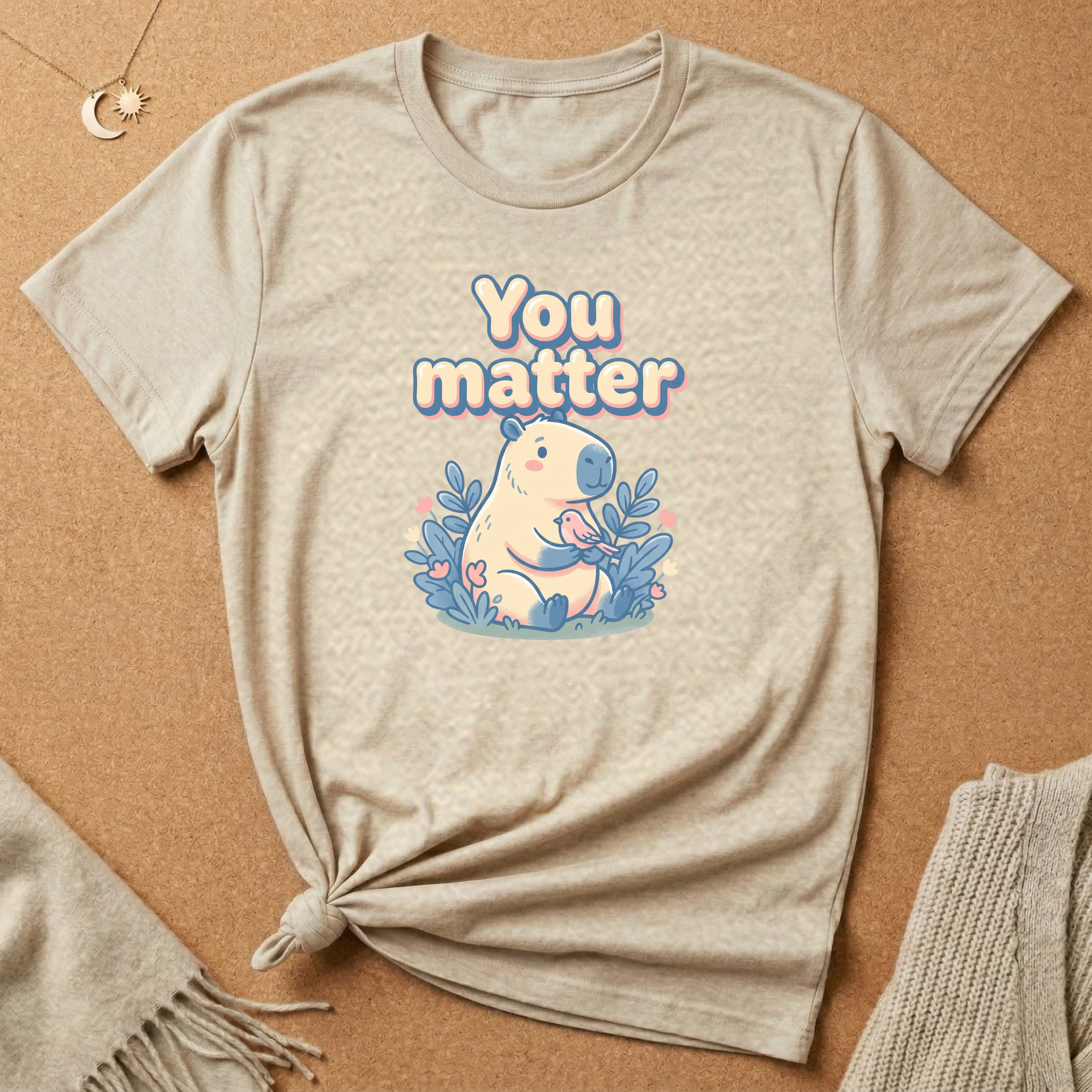 You Matter with Capybara Tee