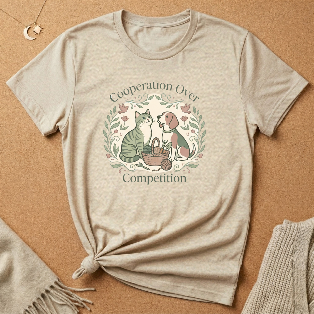 Cooperation Over Competition Tee