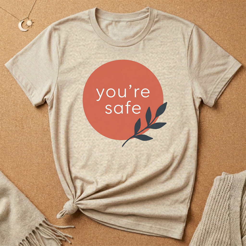 You're Safe with Olive Branch Tee