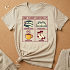 Cozy Reader's Survival Kit Tee