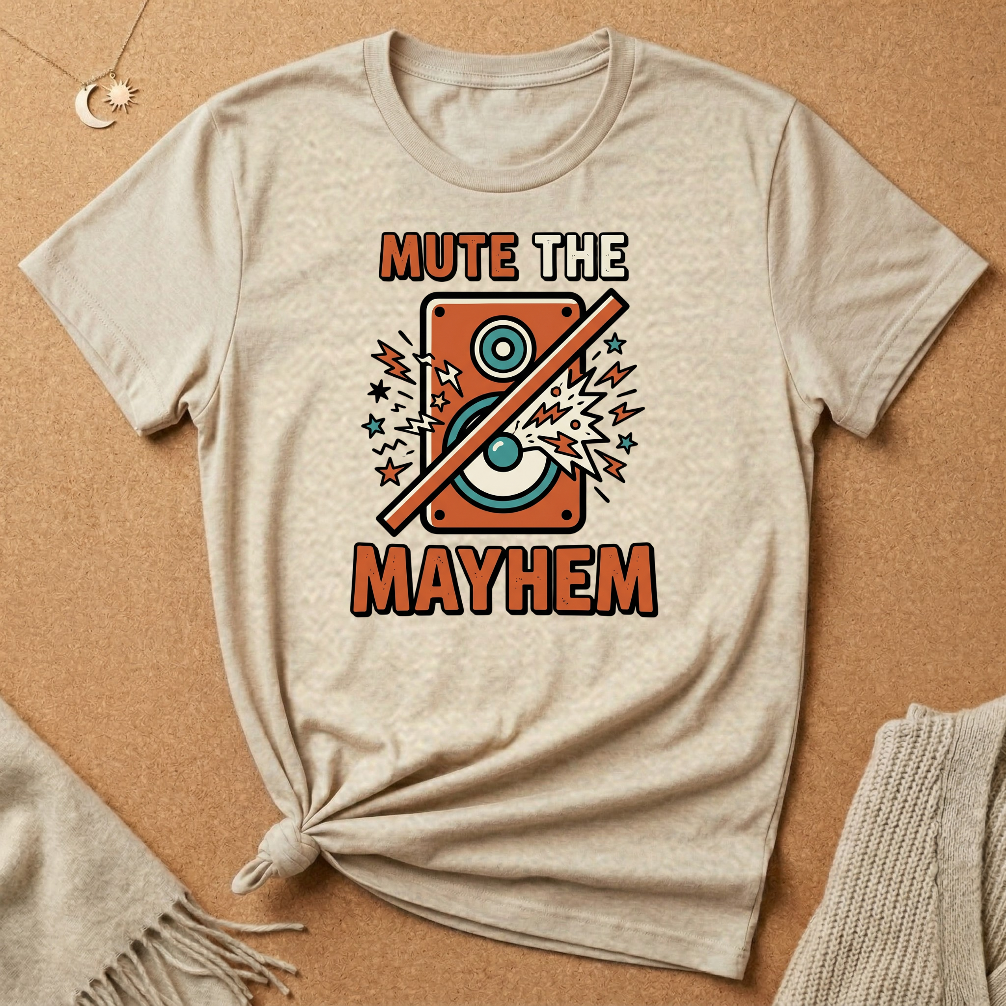 Mute the Mayhem Speaker Tee