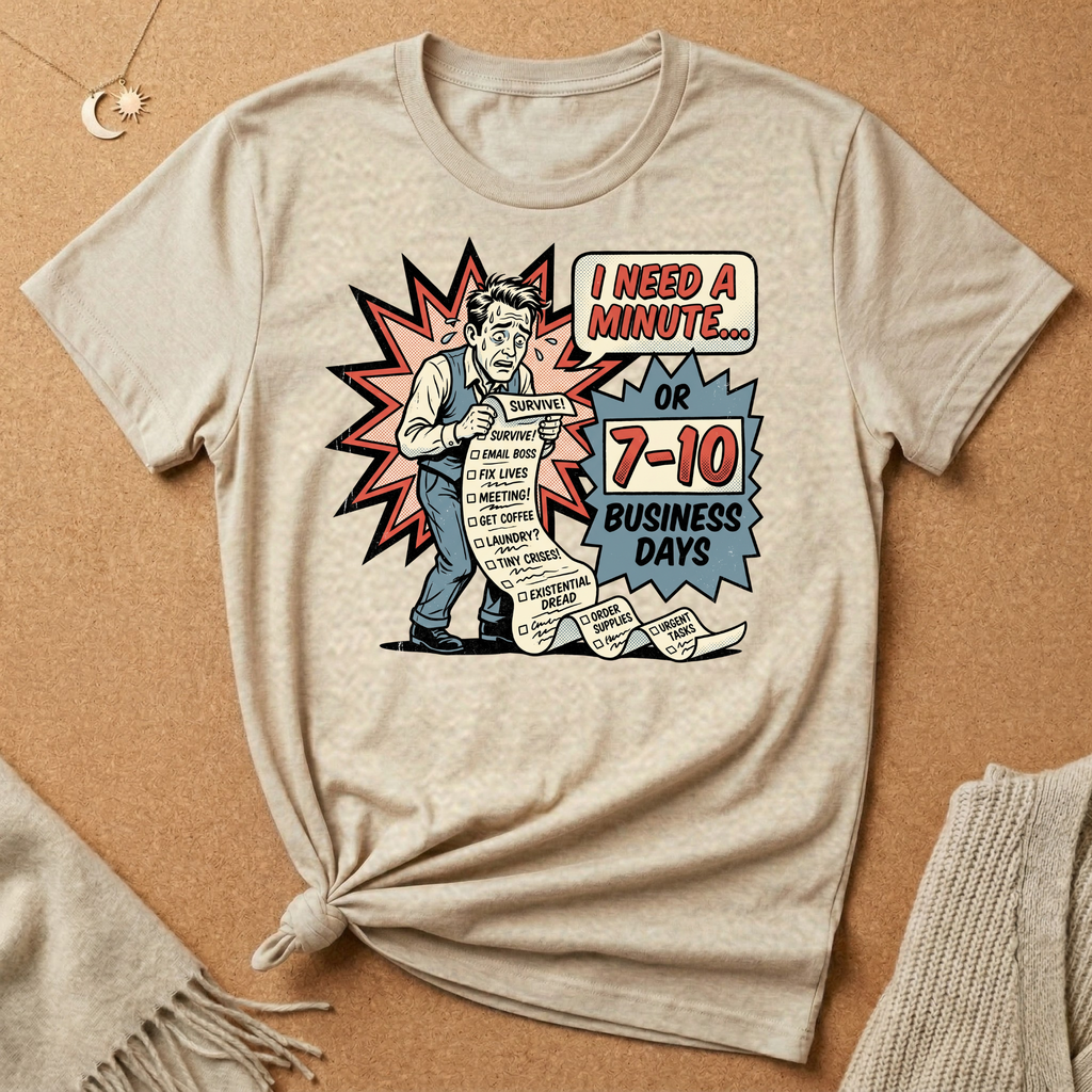 I Need a Minute Vintage Ad Tee
