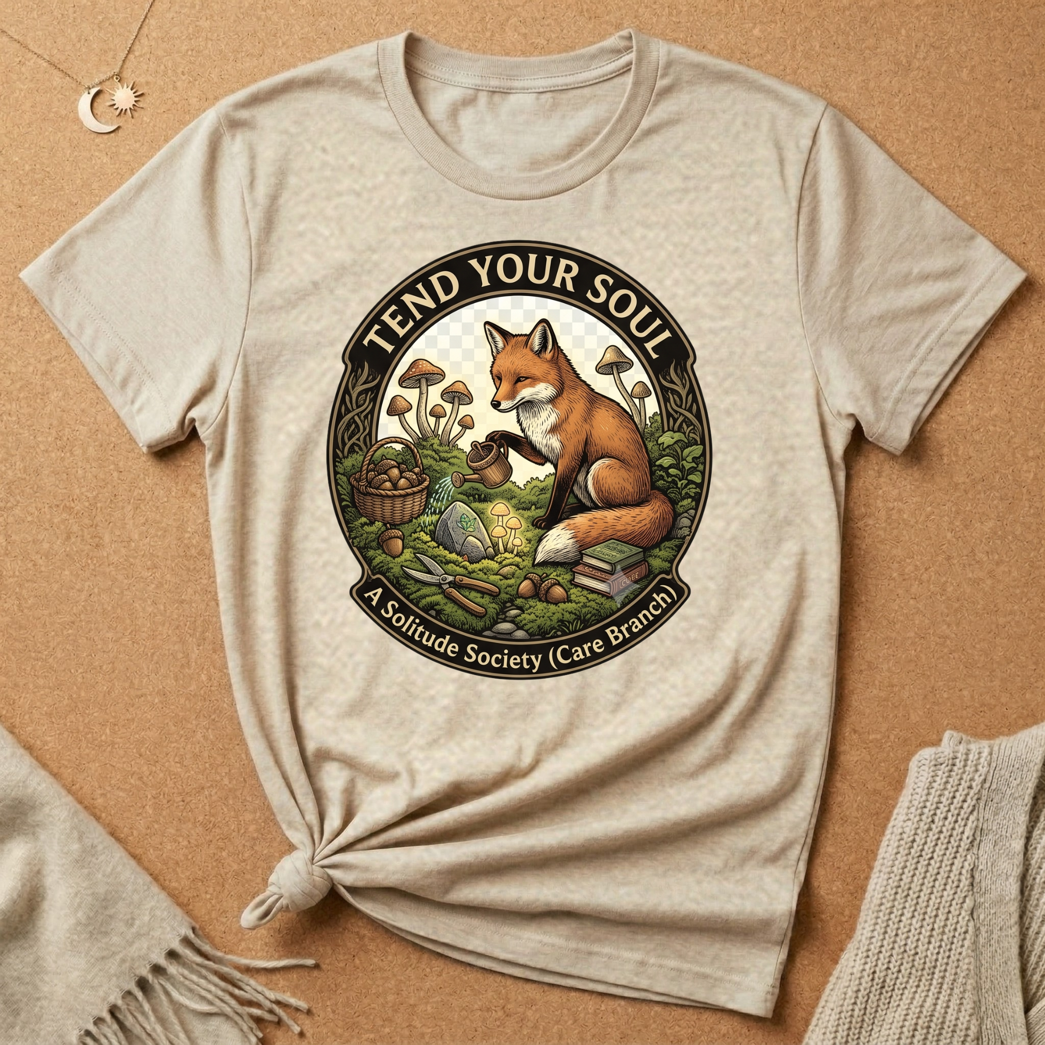 Tend Your Soul Fox Tee