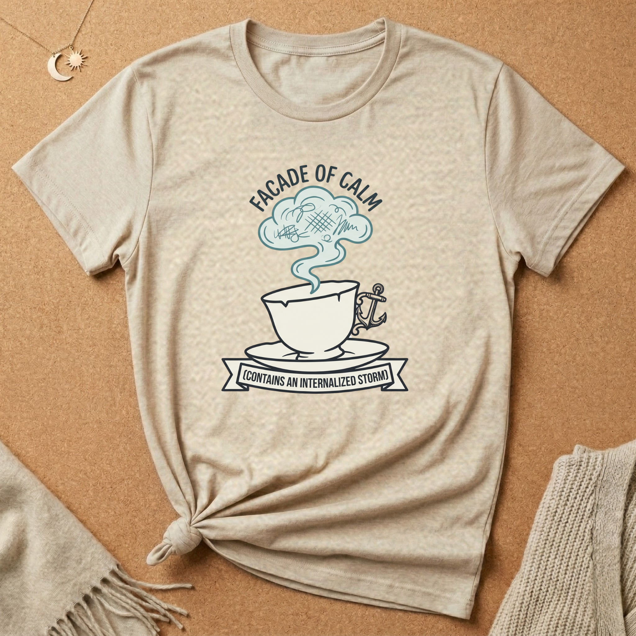 Facade of Calm Teacup Tee